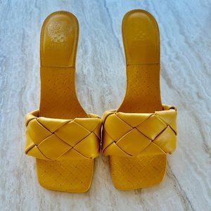 Vince Camuto Brelanie Mules - Yellow - Size 9